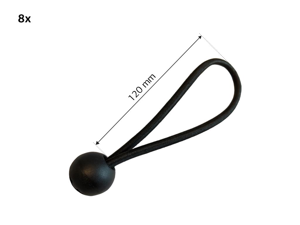 BERG Elastic Band + ball 120 mm - pakke 8 stk