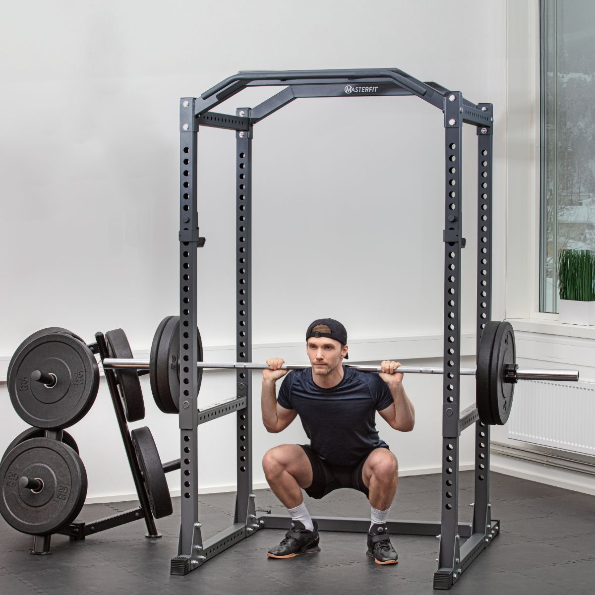 Masterfit 400 Power Rack Bumper Styrkepakke - 120 kg